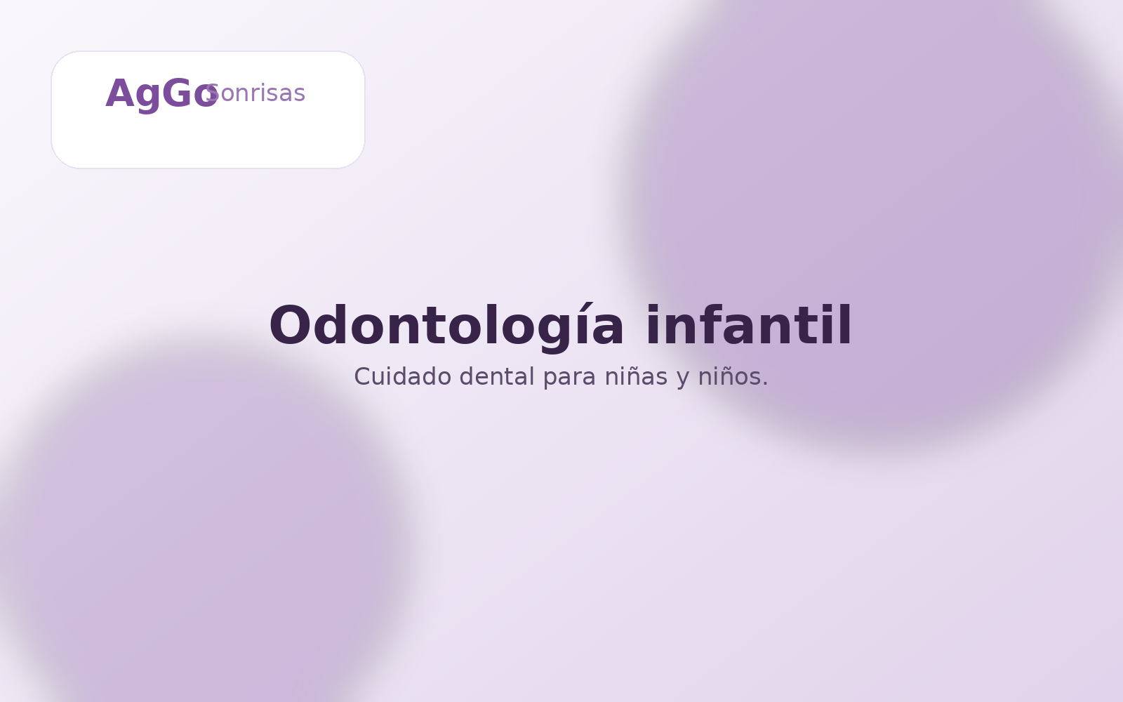 Odontología infantil